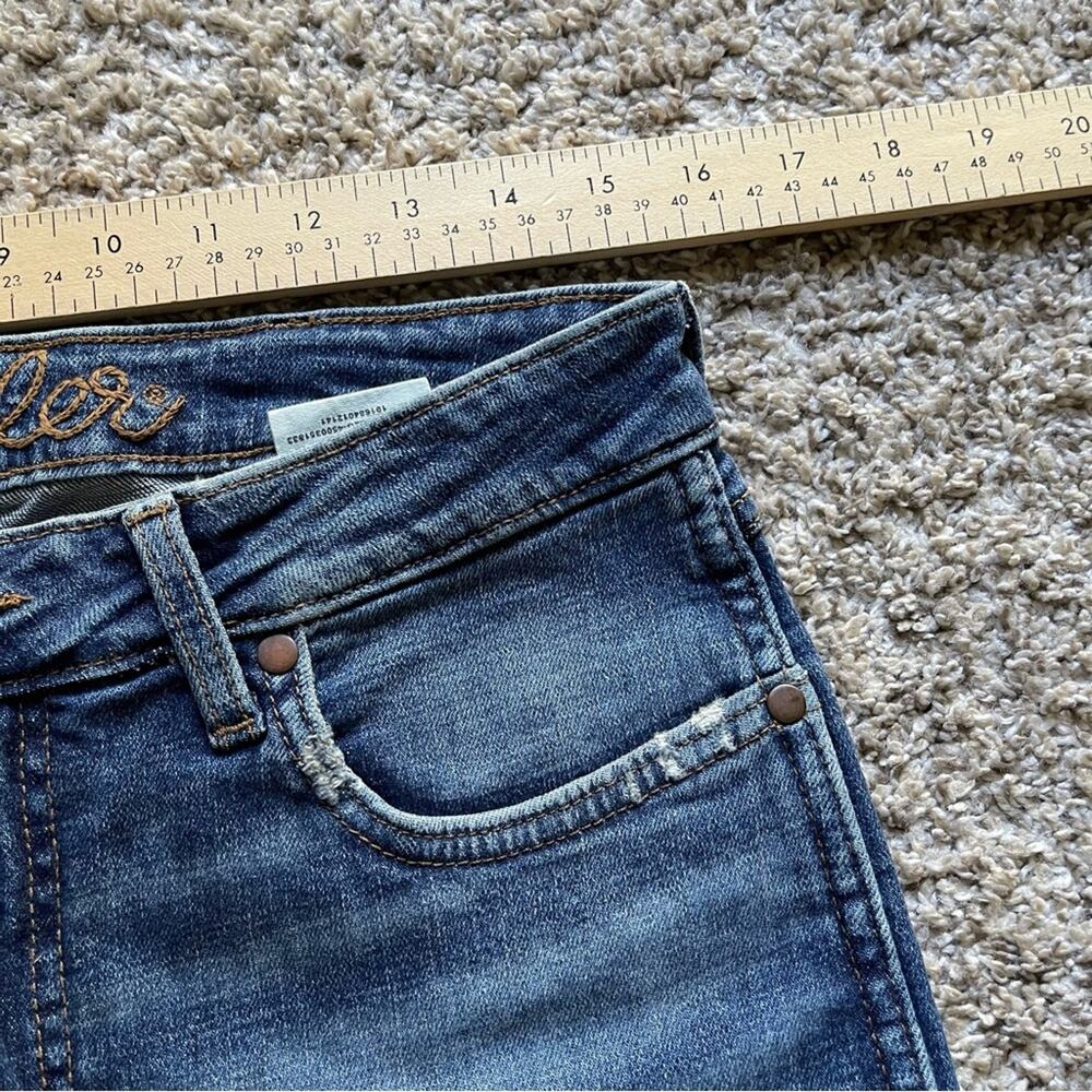 NWT Wrangler Retro High Rise Bell Bottom Flare Denim Hemp Stretch Jeans - Picture 13 of 13